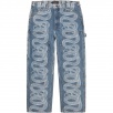 Thumbnail for Supreme HYSTERIC GLAMOUR Snake Double Knee Denim Painter Pant