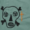 Thumbnail for Clayton Patterson Supreme Skulls Embroidered Work Shirt