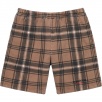 Thumbnail for Plaid Sweatshort