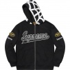 Thumbnail for Supreme Vanson Leathers Spider Web Zip Up Hooded Sweatshirt