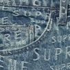 Thumbnail for Warp Jacquard Logos Denim Painter Short