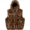 Thumbnail for Faux Fur Hooded Vest