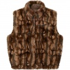 Thumbnail for Faux Fur Hooded Vest