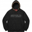 Thumbnail for Leopard Trim Hooded Sweatshirt