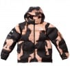 Thumbnail for Supreme The North Face Bleached Denim Print Nuptse Jacket