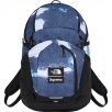 Thumbnail for Supreme The North Face Bleached Denim Print Pocono Backpack