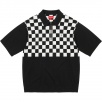 Thumbnail for Checkerboard Zip Polo