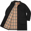 Thumbnail for Supreme Burberry Leather Collar Trench