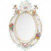 Thumbnail for Supreme Meissen Hand-Painted Porcelain Mirror