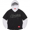 Thumbnail for Baseball Jersey Hooded Sweatshirt