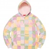 Thumbnail for Reverse Patchwork Zip Up Hooded Sweatshirt