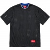 Thumbnail for Perforated Stripe Warm Up Top