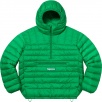 Thumbnail for Micro Down Half Zip Hooded Pullover