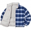 Thumbnail for Flannel Reversible Puffer Jacket
