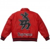 Thumbnail for Supreme New York Yankees™ Kanji Leather Varsity Jacket