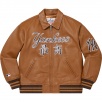 Thumbnail for Supreme New York Yankees™ Kanji Leather Varsity Jacket