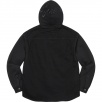 Thumbnail for Fleece Hooded Denim Shirt