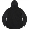 Thumbnail for Fleece Hooded Denim Shirt