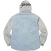 Thumbnail for Fleece Hooded Denim Shirt