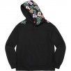 Thumbnail for Scattered Appliqué Hooded Sweatshirt