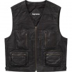 Thumbnail for Patchwork Leather Cargo Vest