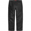 Thumbnail for Patchwork Leather 5-Pocket Jean