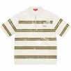 Thumbnail for Sequin Stripe Zip Polo