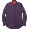 Thumbnail for Corduroy Polka Dot Quilted Shirt