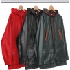 Thumbnail Hooded Leather Parka