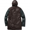 Thumbnail for Hooded Leather Parka