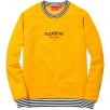 Thumbnail for Classic Logo Striped Rib Crewneck