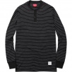 Thumbnail for Pinstripe Thermal Henley