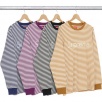 Thumbnail Striped Logo L S Top