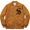 Thumbnail for Old English Zip Varsity Jacket