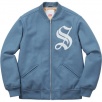 Thumbnail for Old English Zip Varsity Jacket