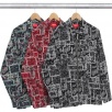 Thumbnail Broken Paisley Flannel Zip Up Shirt