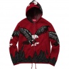 Thumbnail for Eagle Hooded Zip Up Sweater