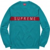 Thumbnail for Logo Stripe Pique Crewneck