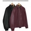 Thumbnail Supreme Schott Leopard Lined Leather Work Jacket