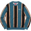 Thumbnail for Vertical Striped Pique Crewneck