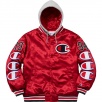 Thumbnail for Supreme Champion Hooded Satin Varsity Jacket
