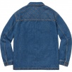 Thumbnail for Diamond Stitch Denim Chore Coat