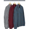 Thumbnail Houndstooth Flannel Zip Up Shirt