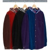 Thumbnail Hooded Color Blocked Corduroy Shirt