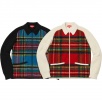 Thumbnail Plaid Front Zip Sweater