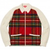 Thumbnail for Plaid Front Zip Sweater