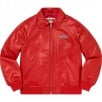Thumbnail for Martin Wong Supreme Schott 8-Ball Leather Varsity Jacket
