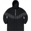 Thumbnail for Pinstripe Panel Sports Parka