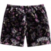 Thumbnail Floral Velour Short