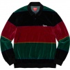 Thumbnail for Stripe Velour L S Polo